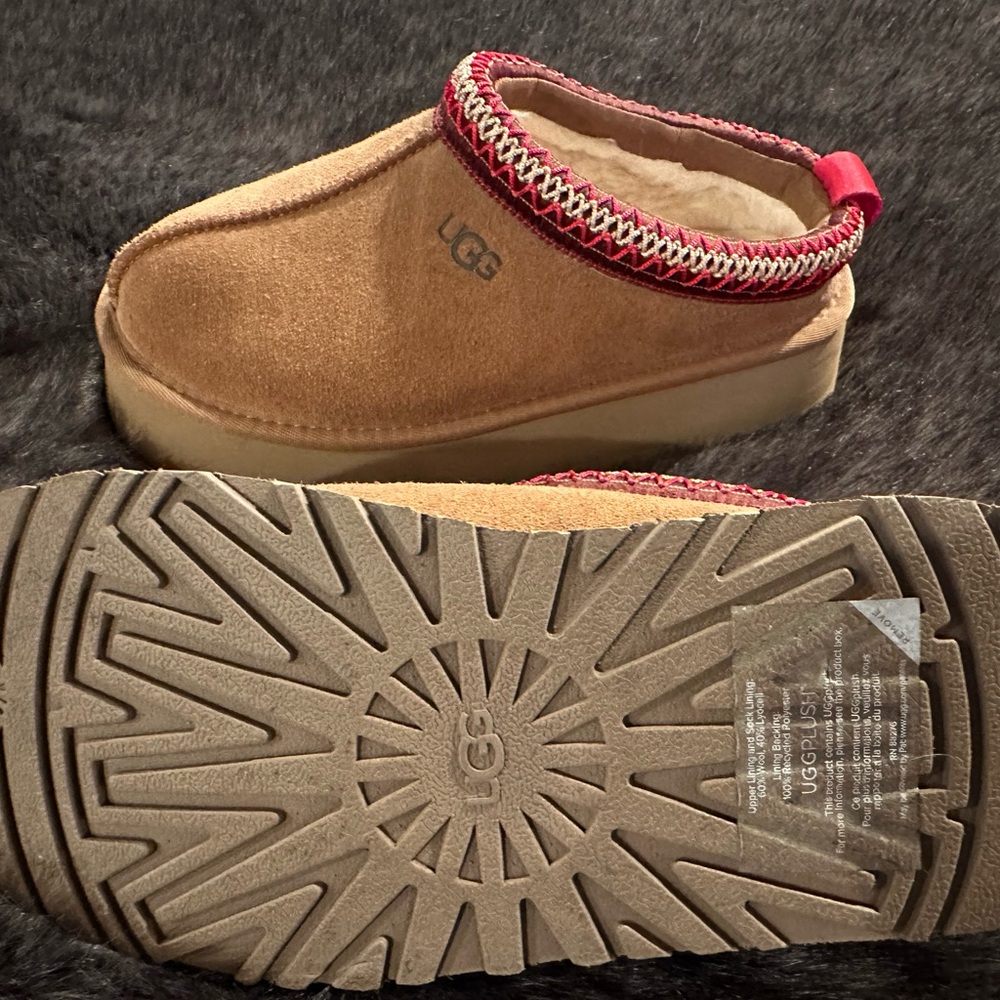 Ugg Women's Platform Shearling Lined Slippers - image 3